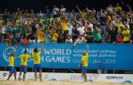 Resultado nos Jogos Mundiais de Praia anima diretoria