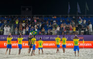 Seleção de Beach Soccer goleia a Arábia Saudita na estreia em Dubai