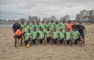 Seleção faz treino na praia em dia de folga na Liga Evolucíon