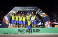 Brasil conquista a sexta estrela na Copa do Mundo de Beach Soccer